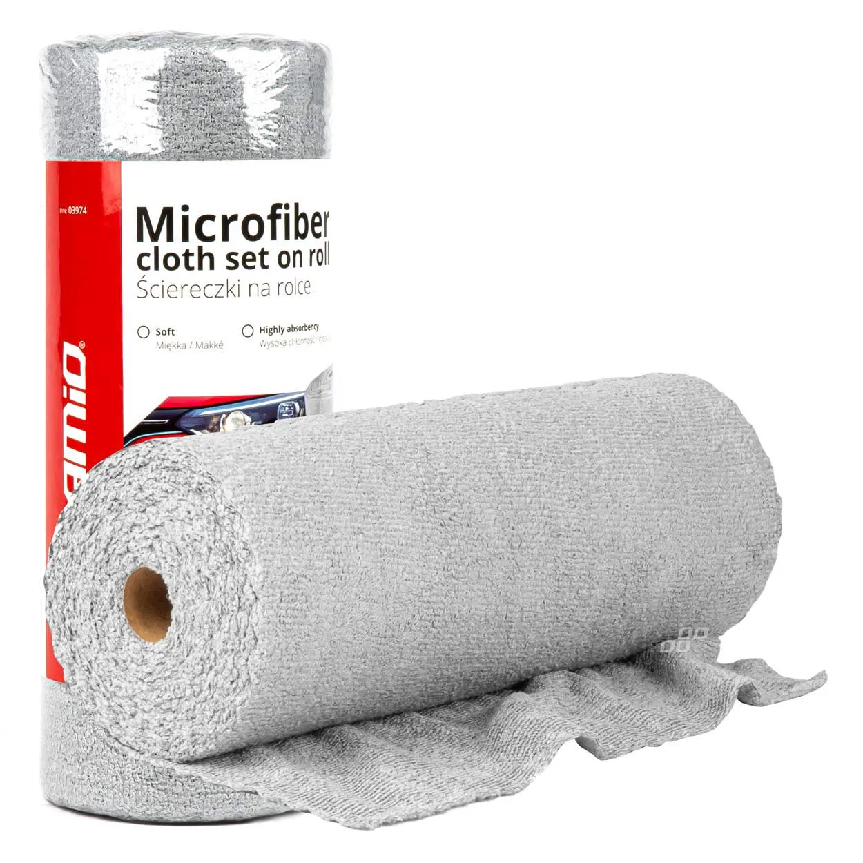 Ściereczki z mikrofibry ręczniki na rolce 30x30 cm 50 szt. - Amio | zdjęcie 1 z 4 | A03974 | Motofarma.pl