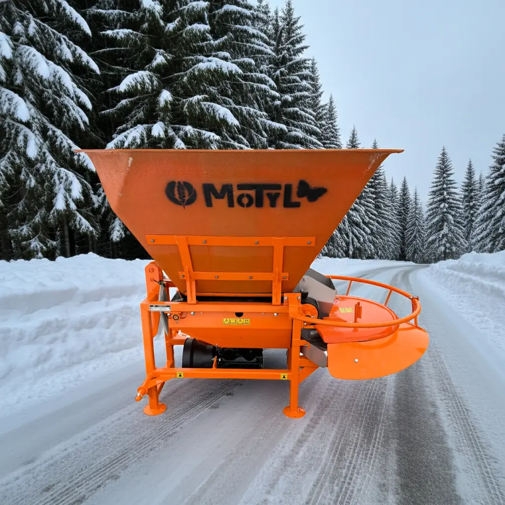 Posypywarka komunalna Motyl 600L do soli i piasku - POM Augustów | zdjęcie 1 z 9 | 36290 | Motofarma.pl