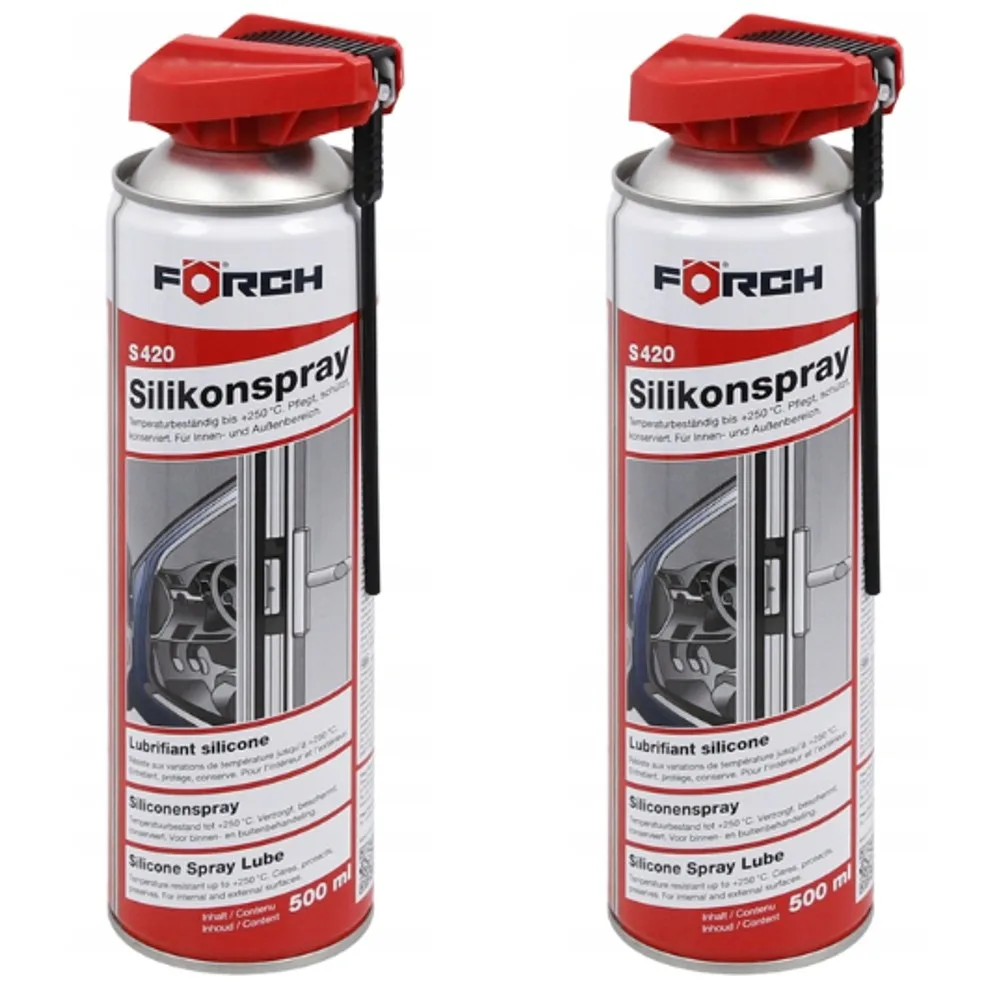 Silikon Spray 500 ml FORCH S420 - zestaw 2 szt