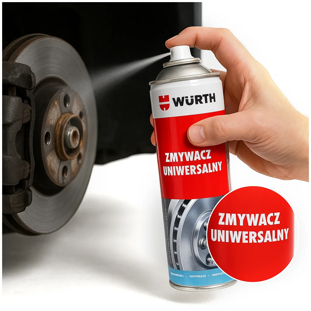 Zmywacz uniwersalny spray 600ml WURTH - zestaw 5 szt