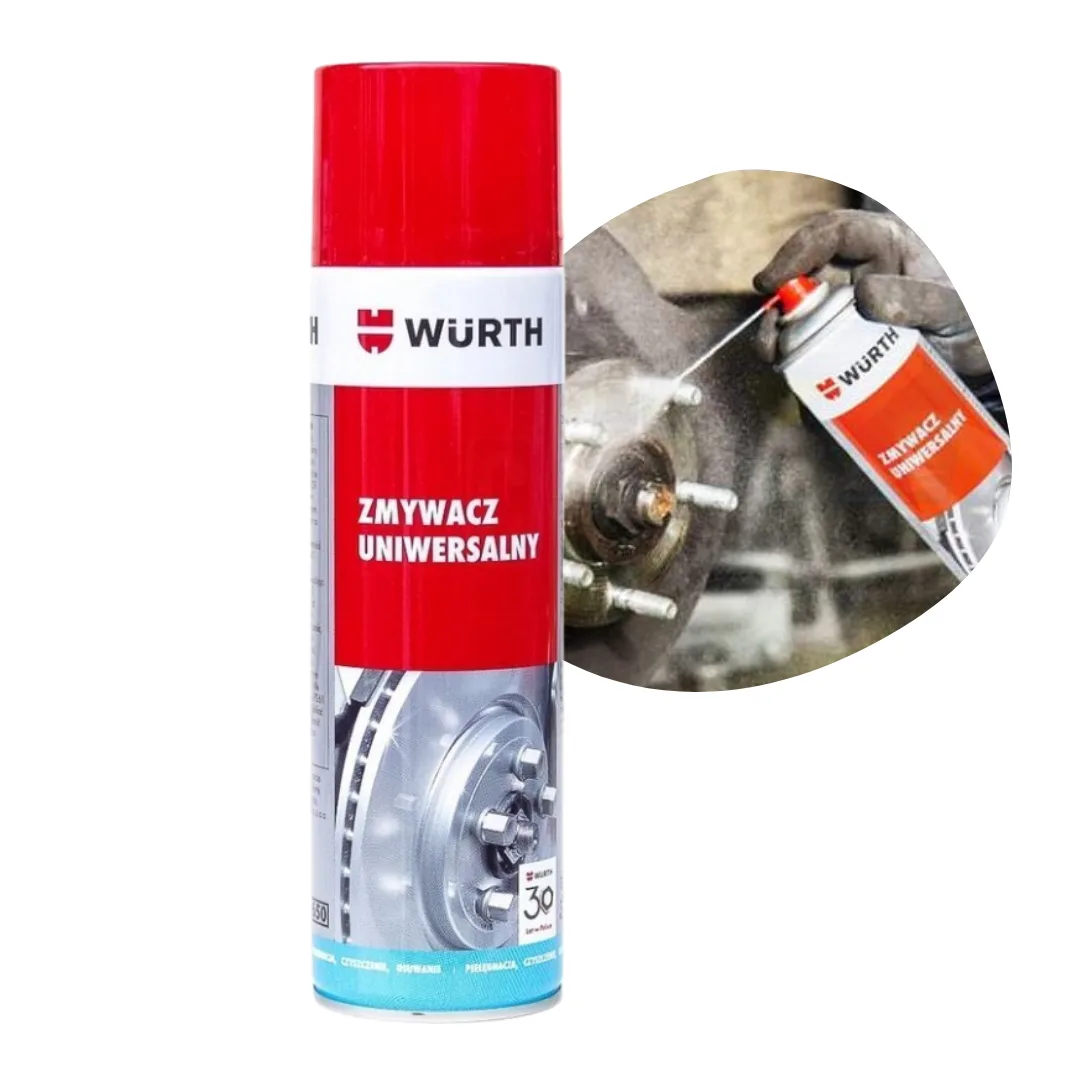 Zmywacz uniwersalny spray 600ml WURTH - zestaw 5 szt