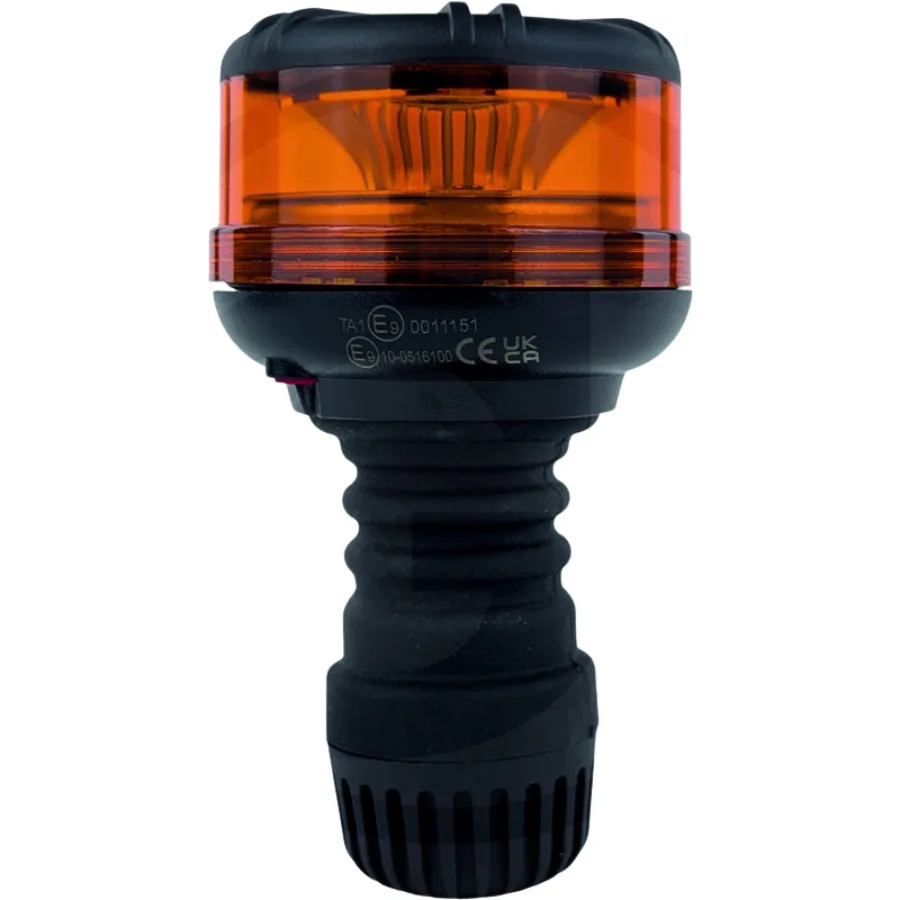Lampa ostrzegawcza LED 12/24V AGTECH elastyczny trzpień pomarańczowa