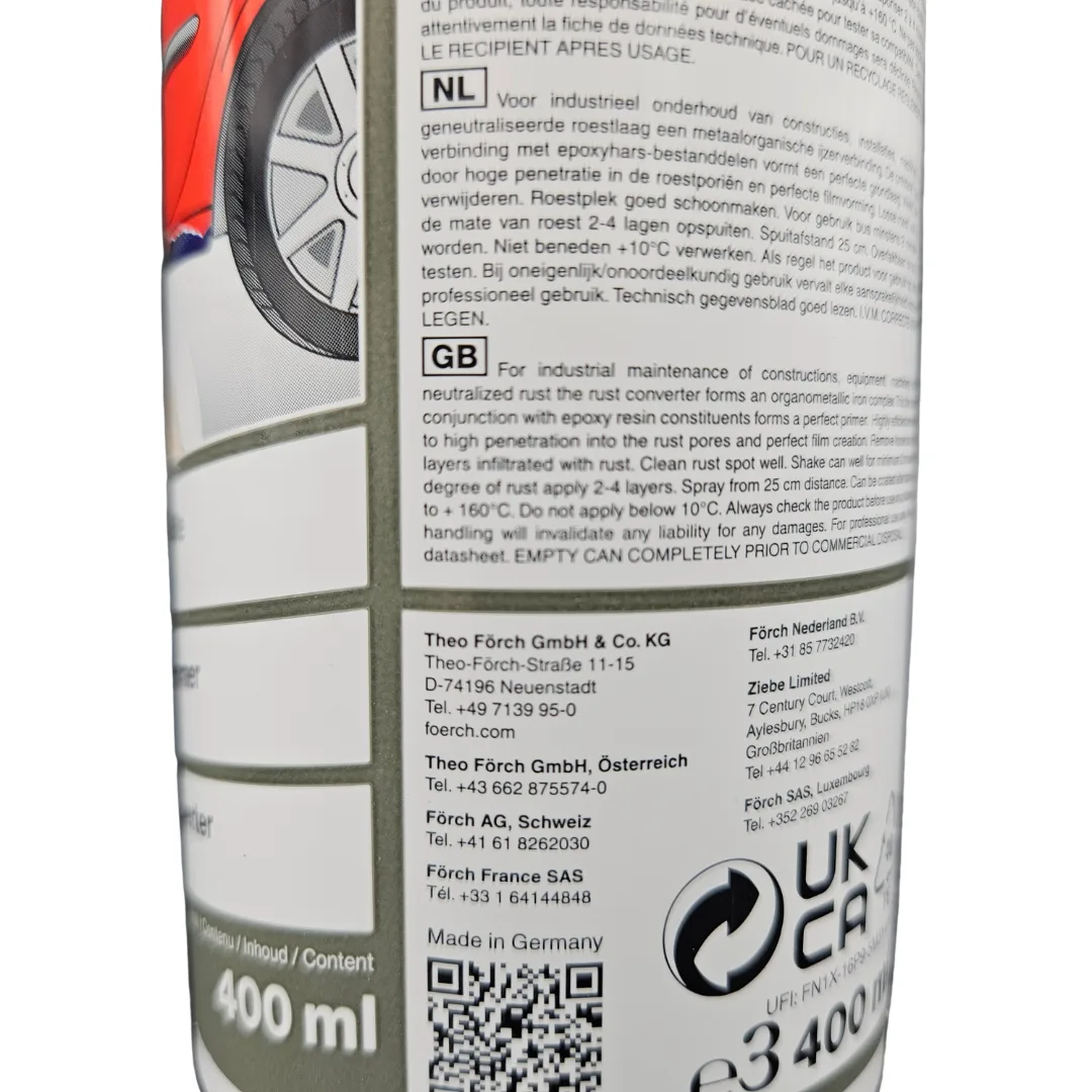 Forch L296 neutralizator korozji 400 ml - zestaw 3 szt