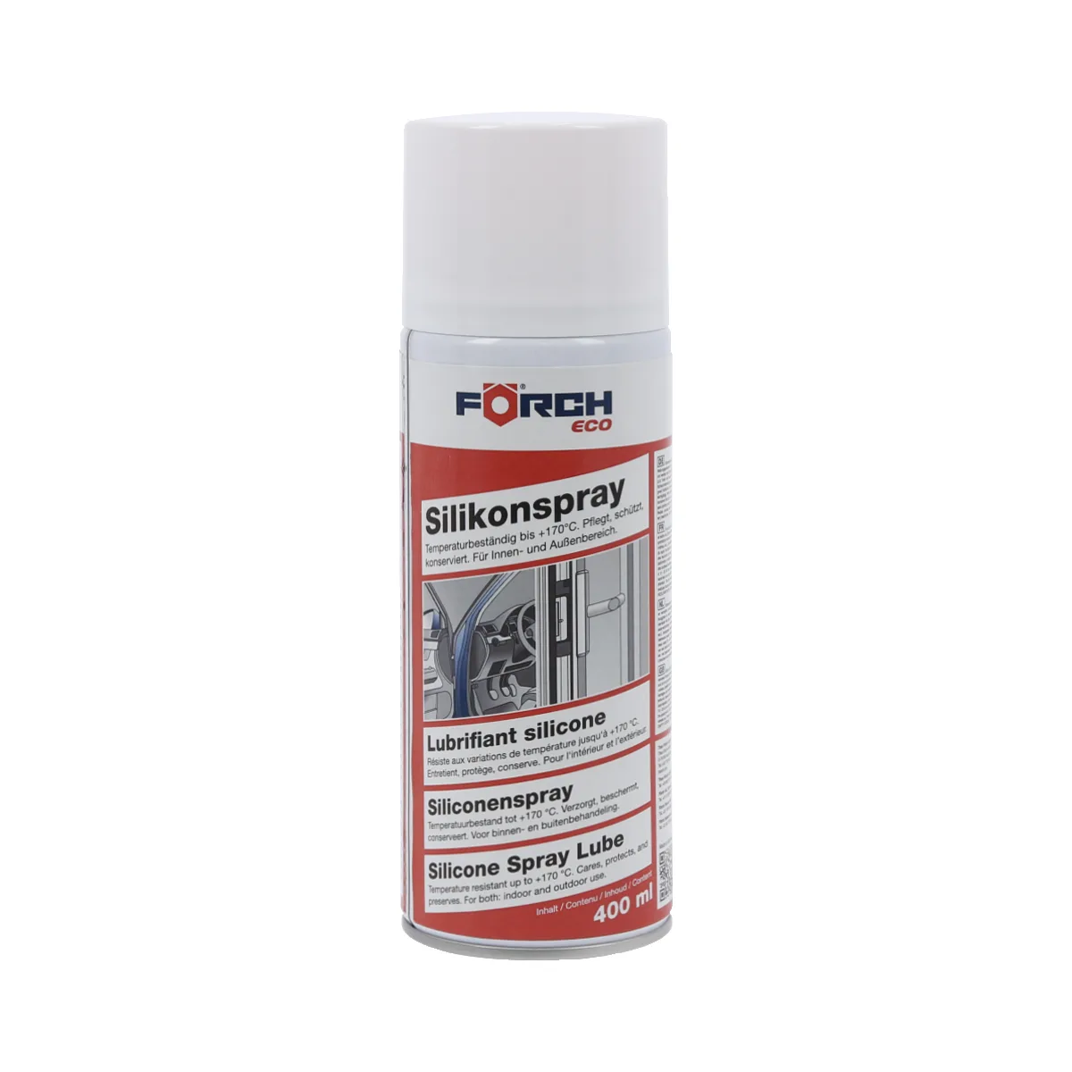 SILIKON SPRAY FORCH ECO 400 ML - zestaw 2 szt