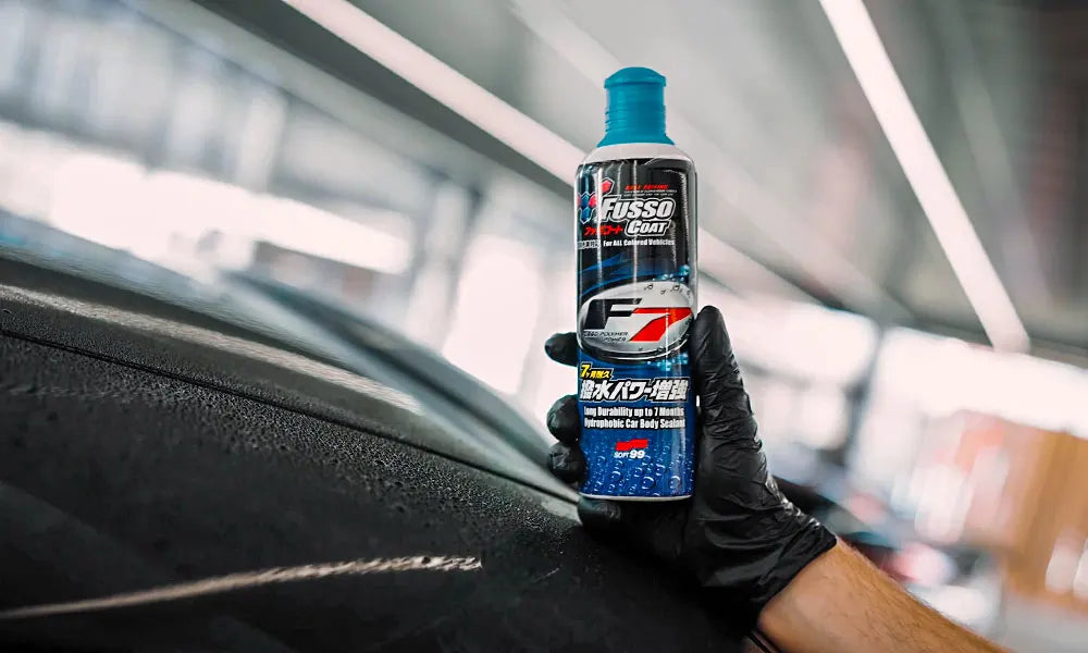 Płynny wosk Soft99 Fusso Coat F7 ALL colours powłoka hydrofobowa 7 miesięcy mikrofibra gratis