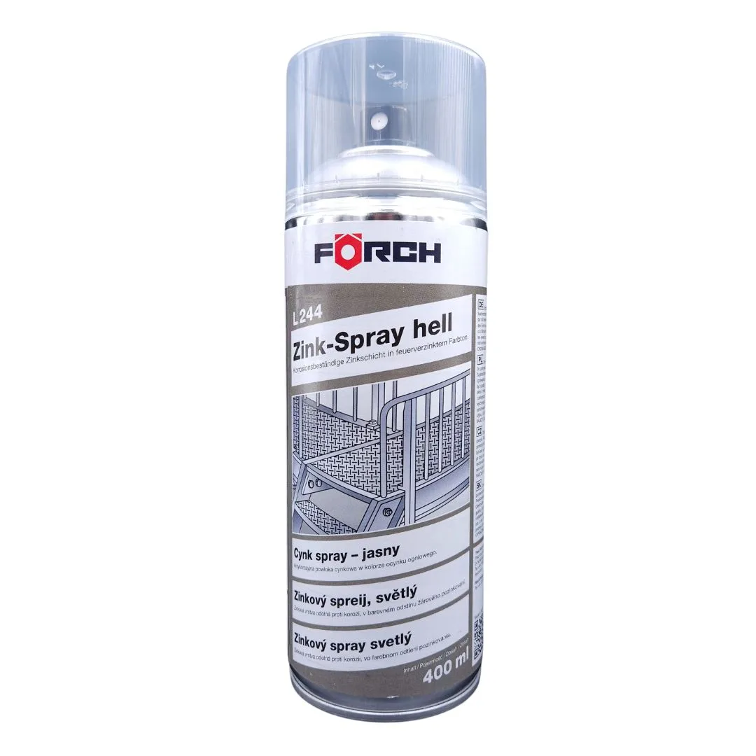 3x cynk spray jasny FÖRCH L244