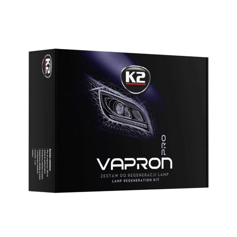K2 ZESTAW DO RENOWACJI REFLEKTORÓW D7900 / VAPRON / K2 PRO DETAILING