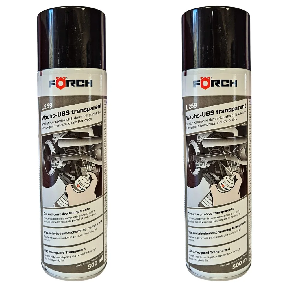 Wosk do podwozia Forch L259 SPRAY 500ml - zestaw 2 szt
