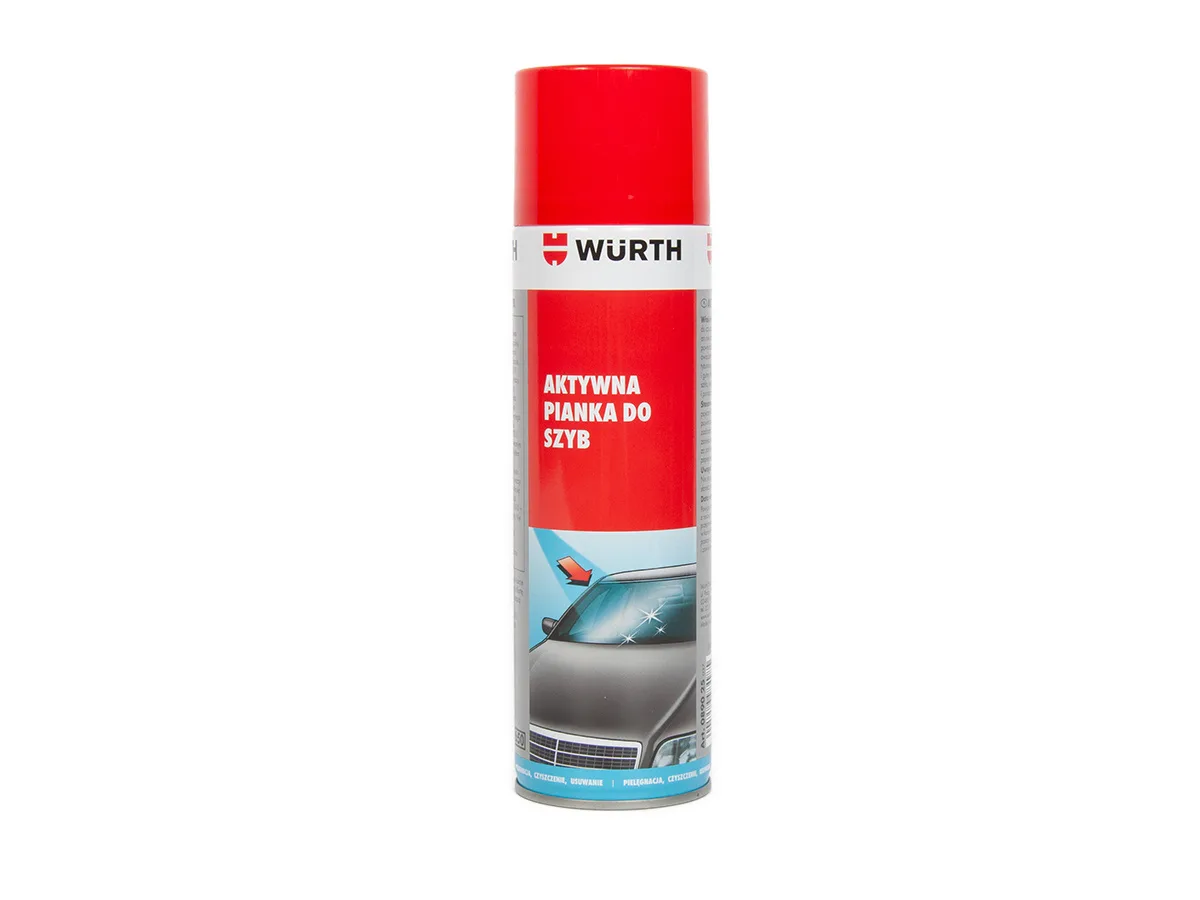 Aktywna pianka do szyb 500ml WURTH czyszczenia mycia - zestaw 2 szt