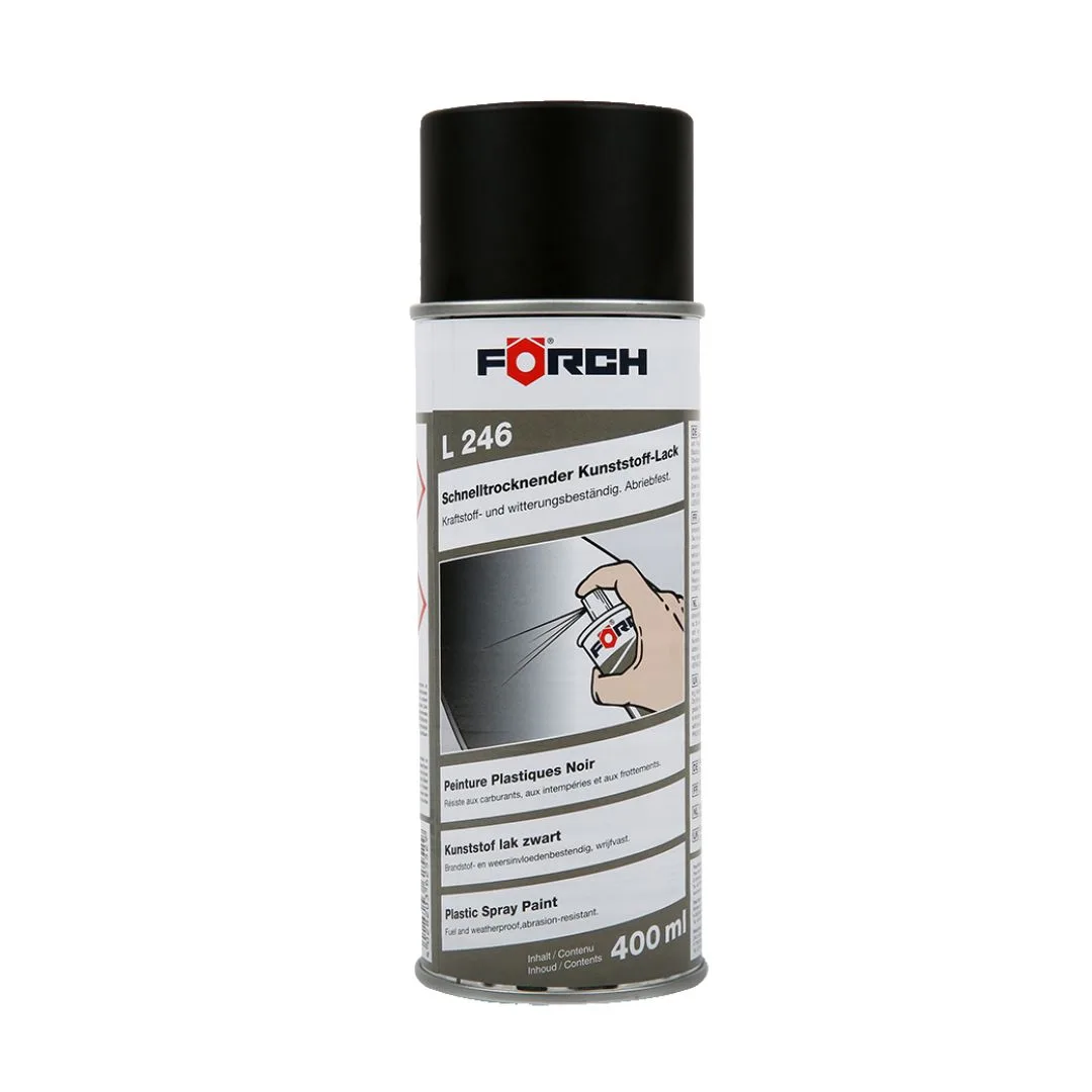 Lakier Do Tworzyw Sztucznych Forch L246 Czarny 400ml