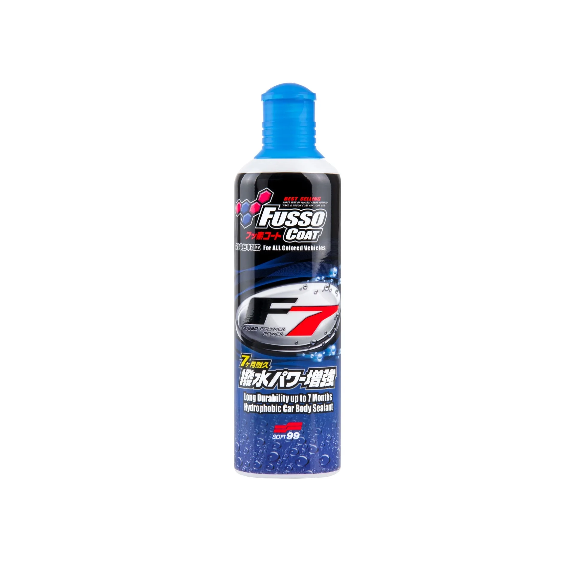 Soft99 Fusso Coat F7 ALL colours powłoka hydrofobowa