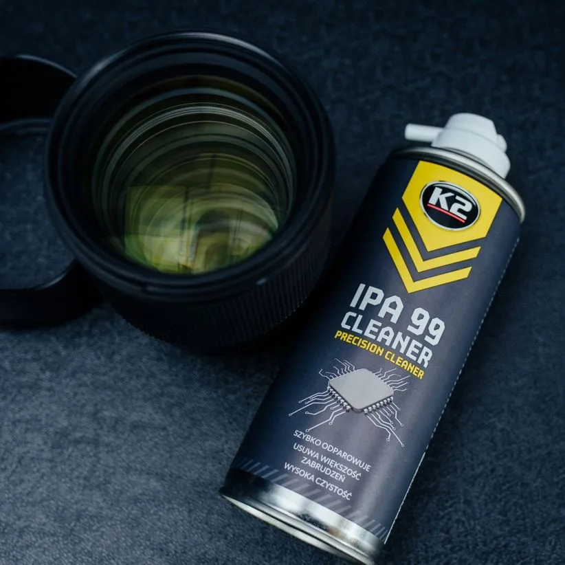 2x  IPA 99% CLEANER SPRAY + pędzelek 400ML ALKOHOL IZOPROPYLOWY K2 | zdjęcie 5 z 5 | B504_2 | Motofarma.pl