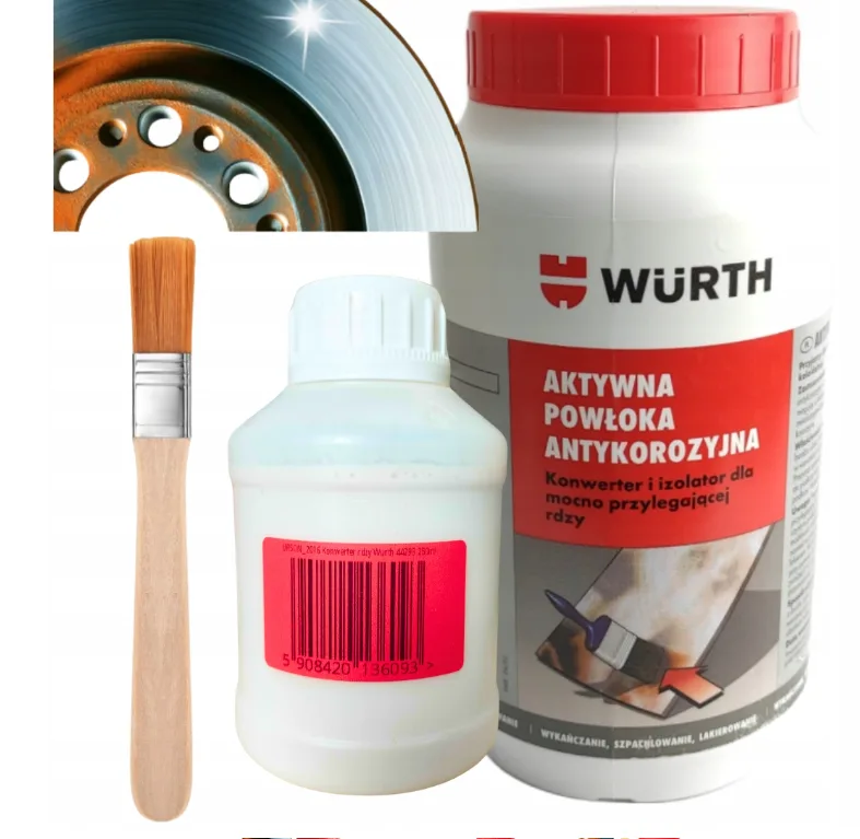 WURTH PREPARAT ANTYKOROZYJNY 250ml + PĘDZELEK