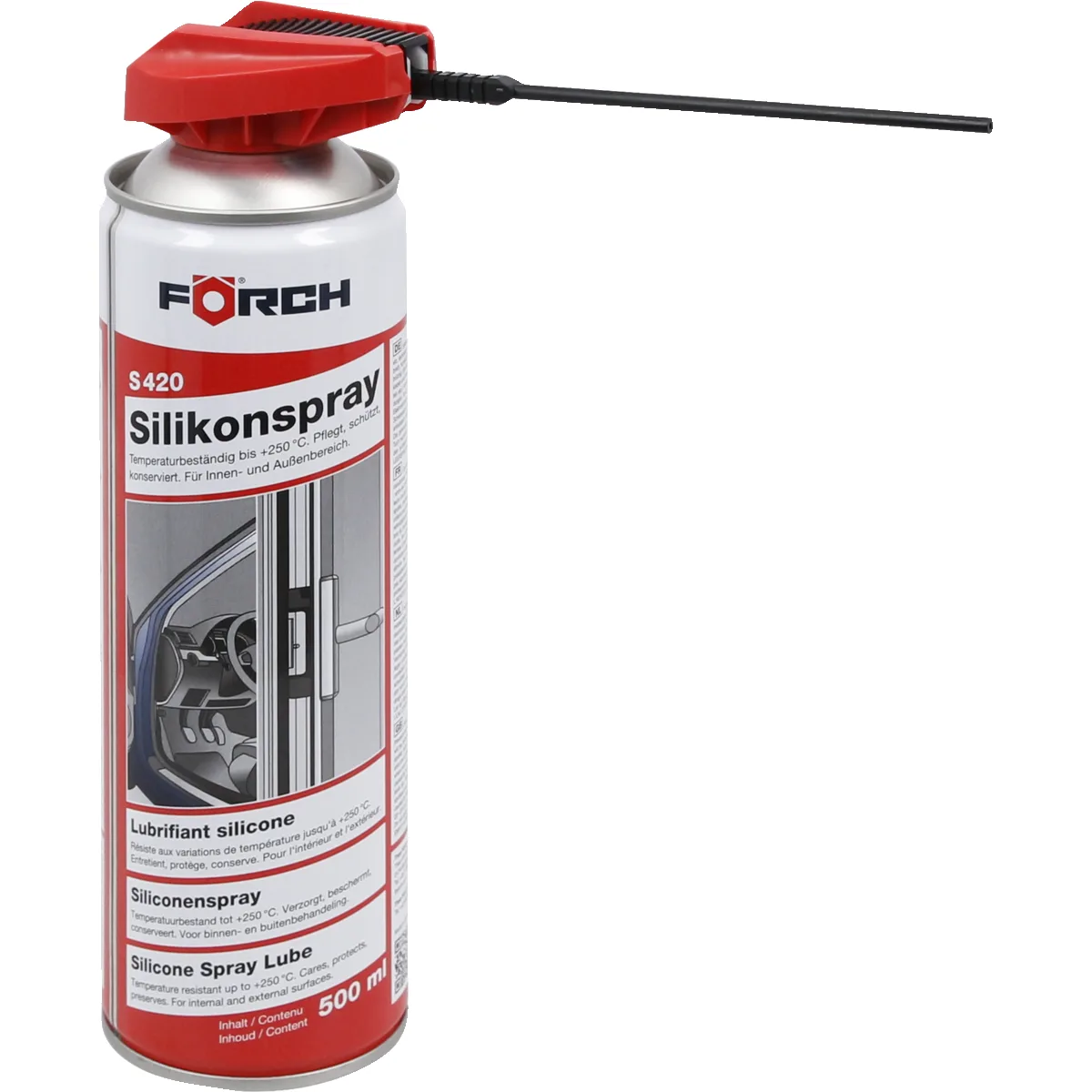 Silikon Spray 500 ml FORCH S420 - zestaw 5 szt