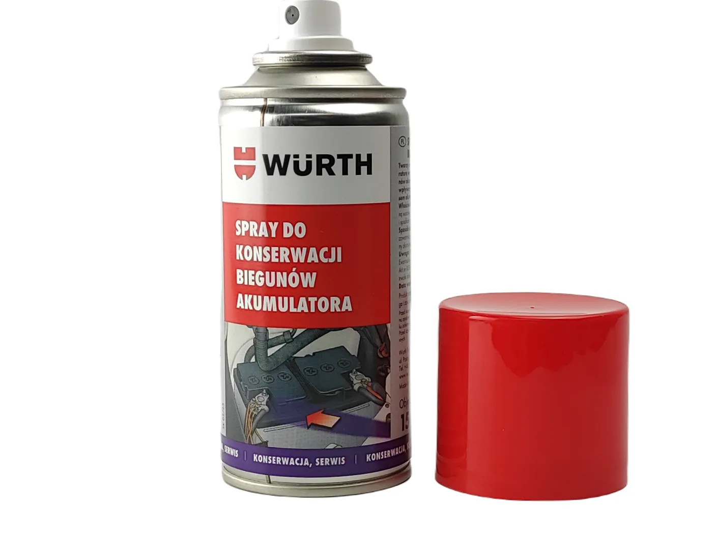 Spray Do Konserwacji Biegunów Akumulatora Wurth + Kontakt Spray 400ml