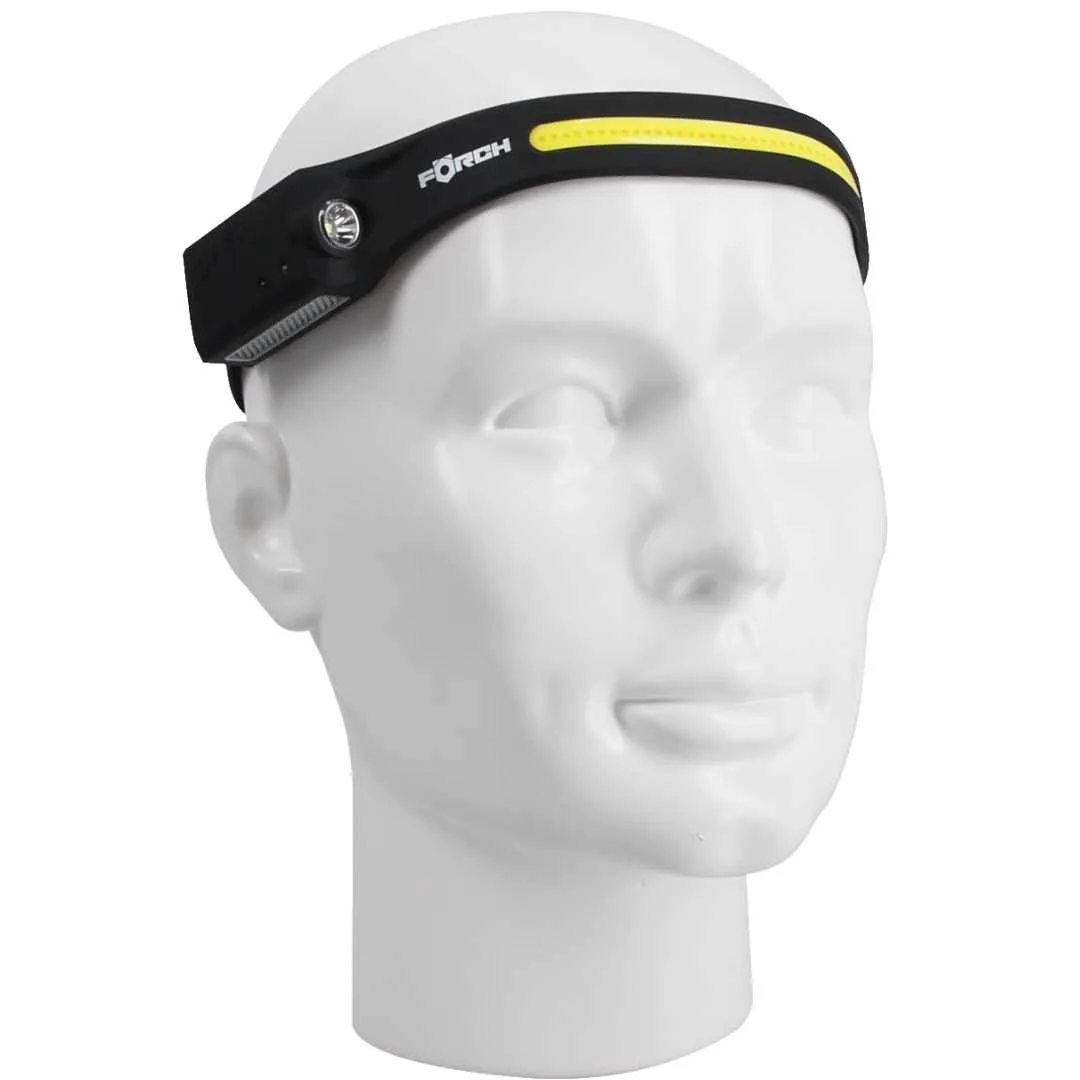 Lampa led czołówka opaska led na głowę 350 lm czujnik ruchu Forch Niemcy