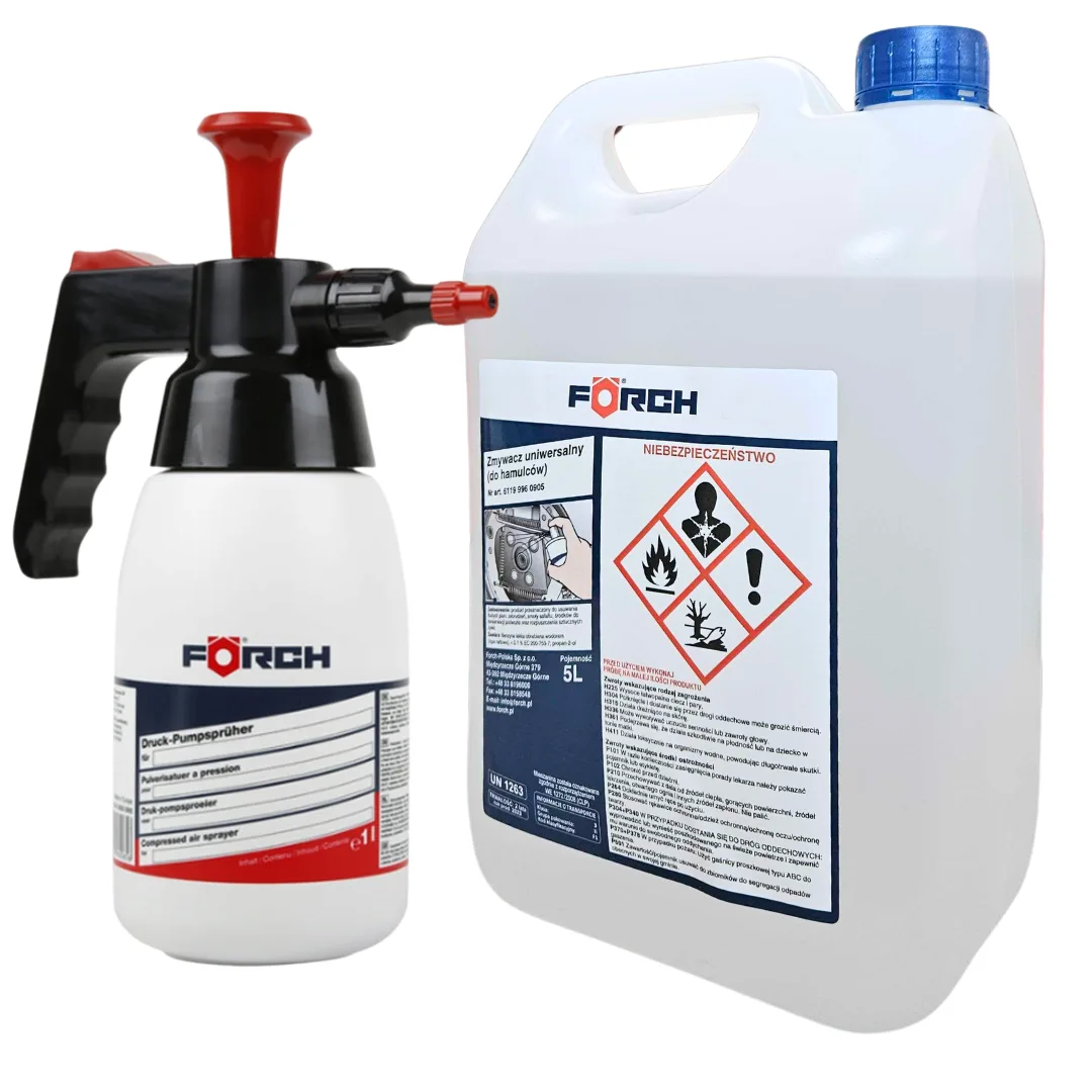 Zmywacz uniwersalny 5L + Rozpylacz ciśnieniowy z pompką FORCH 1L | zdjęcie 1 z 3 | 44024,2369 | Motofarma.pl