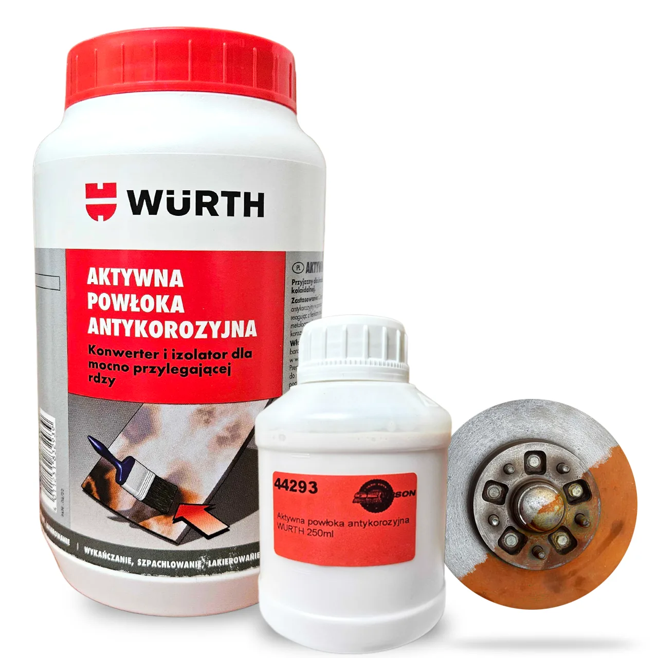 Aktywna powłoka antykorozyjna WURTH 250ml - Würth | zdjęcie 3 z 4 | 44293 | Motofarma.pl