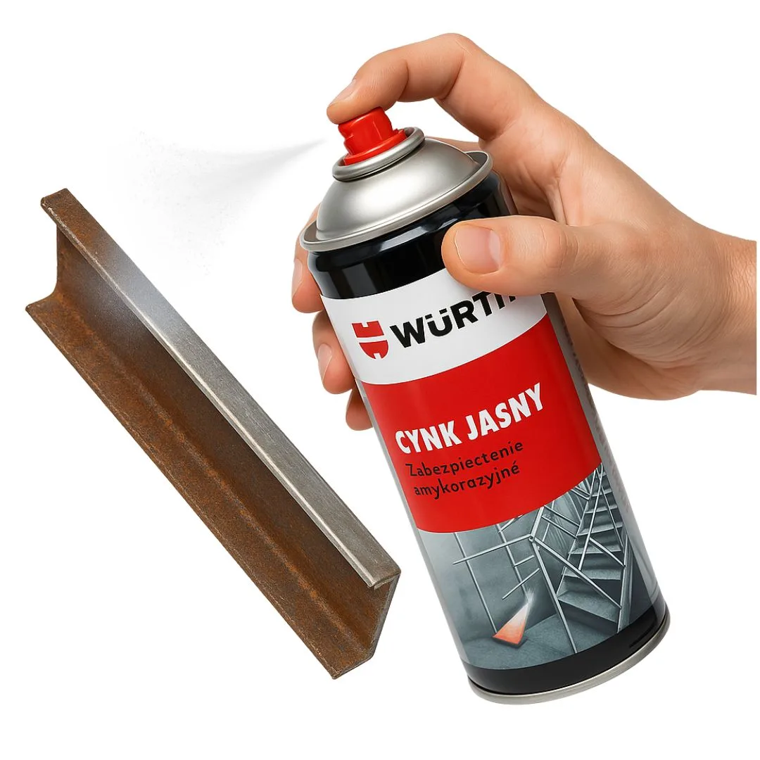 Cynk jasny 400ml WURTH - zestaw 2 szt