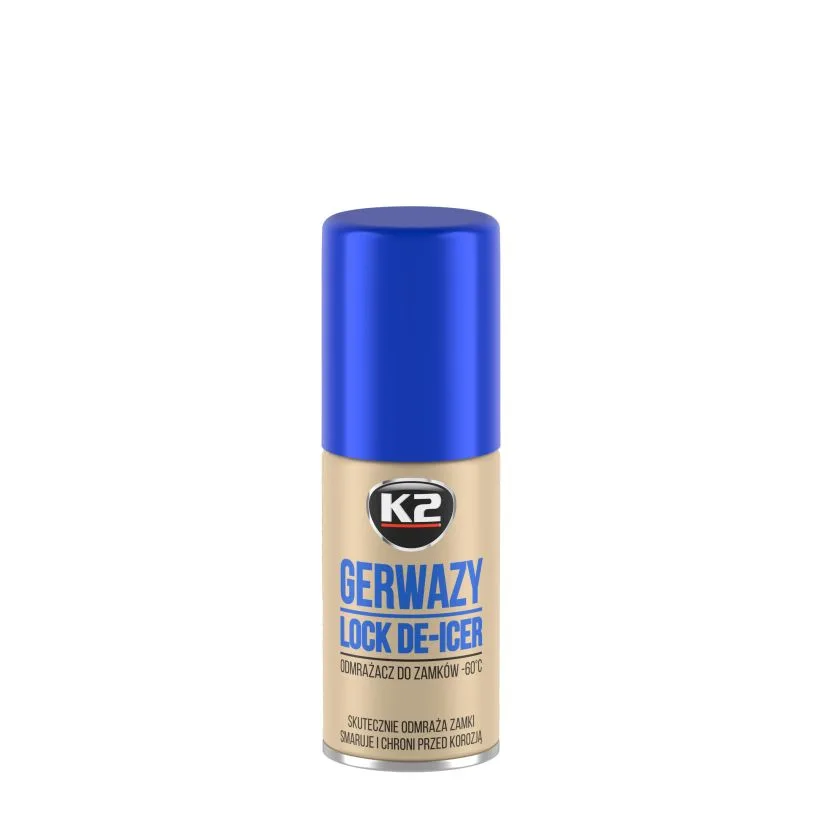 K2 GERWAZY 50ml silny odmrażacz w sprayu do zamków samochodowych