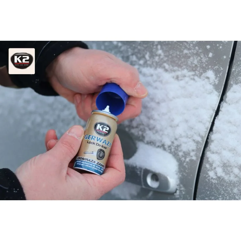 K2 GERWAZY 50ml silny odmrażacz w sprayu do zamków samochodowych | zdjęcie 4 z 5 | K656 | Motofarma.pl