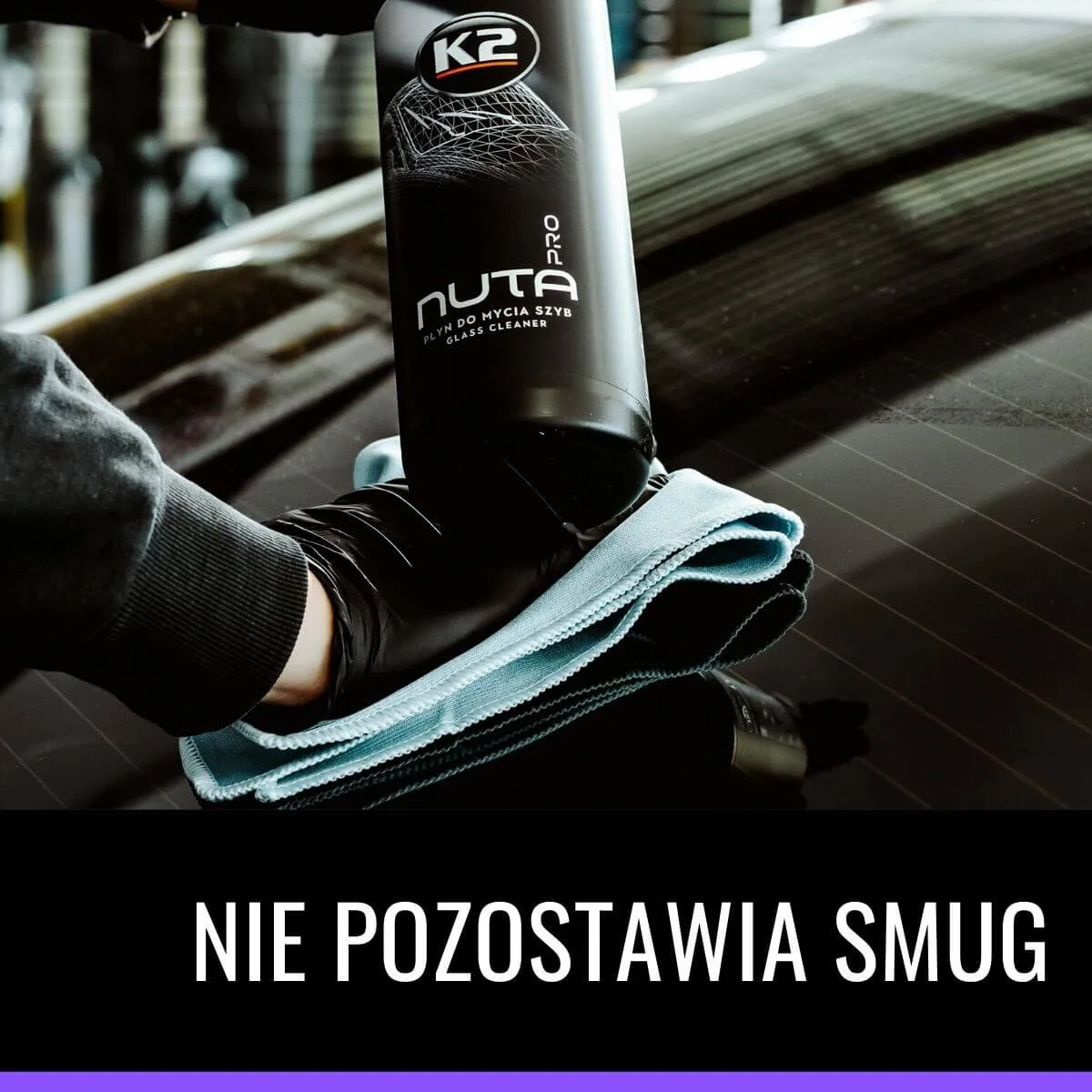 ZESTAW K2 NUTA PRO 1L Z RĘKAWICZKAMI I ŚCIERECZKĄ Z MIKROFIBRY | zdjęcie 3 z 7 | WC-3699 | Motofarma.pl