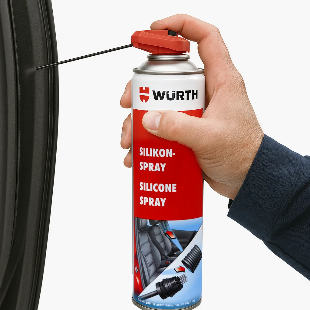Silikon spray 500 ml WURTH - zestaw 5 szt
