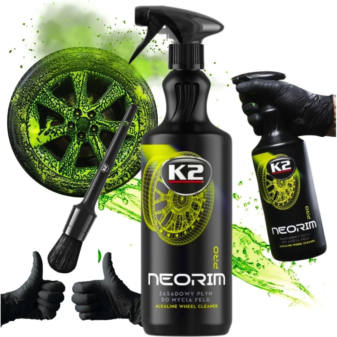 Zestaw do kompleksowego czyszczenia felg i opon – K2 Neorim PRO 1L | zdjęcie 1 z 7 | D1011_M315_45938 | Motofarma.pl
