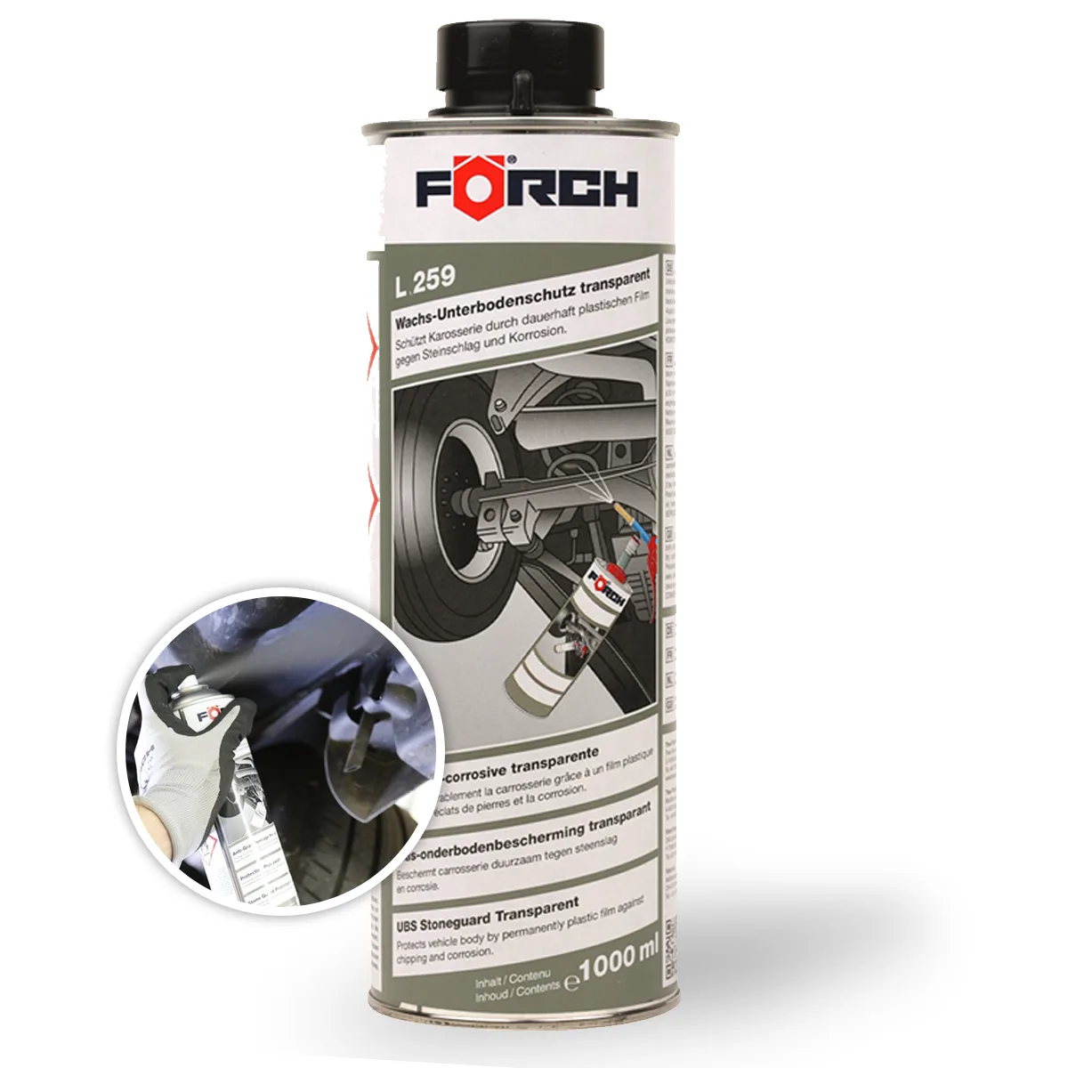 FORCH L259 Wosk do konserwacji podwozia 1L | zdjęcie 1 z 3 | 41113 | Motofarma.pl