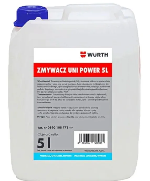 Zmywacz uniwersalny WURTH 5L - Würth | 45935 | Motofarma.pl