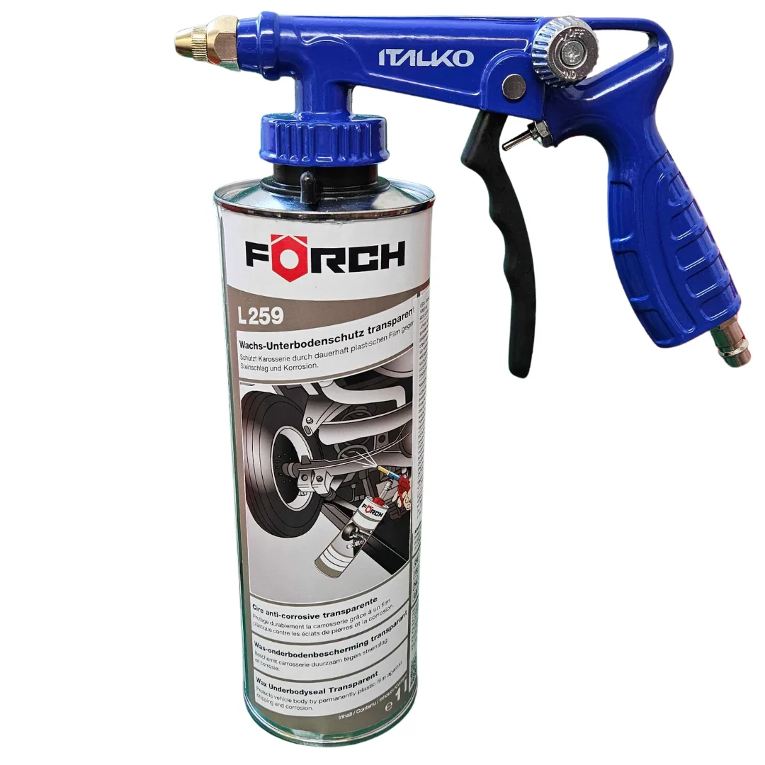 5x Wosk ochronny do podwozi Forch L259 1L x + PISTOLET z regulacją wtryskiwania | zdjęcie 5 z 6 | 41113_44166 | Motofarma.pl