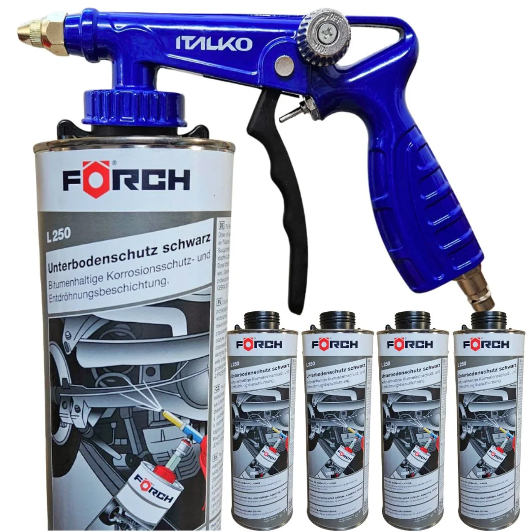 Masa Do Podwozia Czarna FORCH L250 + Pistolet Do Konserwacji Baranka z Regulacją | zdjęcie 1 z 4 | 46354 | Motofarma.pl