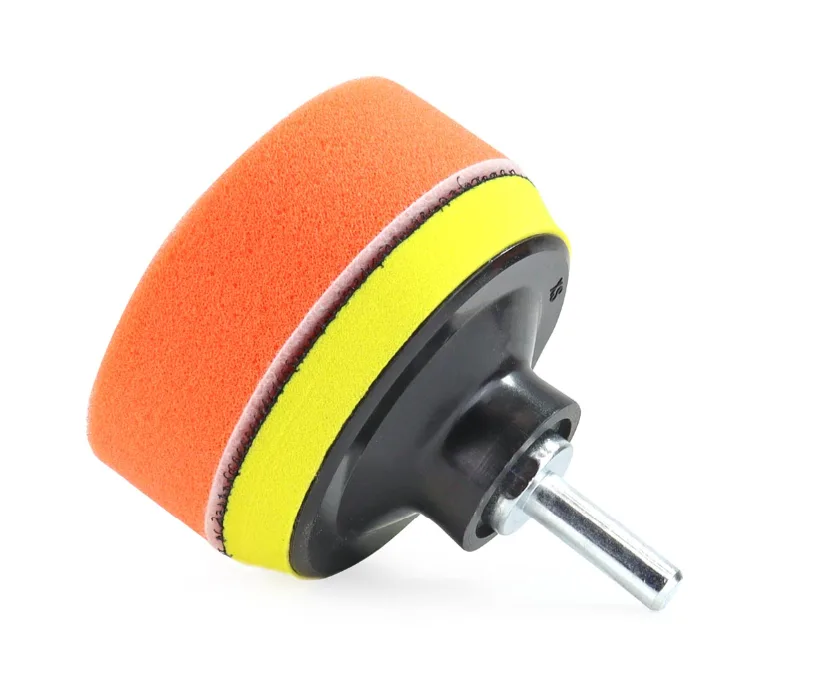 Zestaw gąbek do polerowania gąbki polerskie 9 el.+ dysk 80 mm + adapter M14 AMIO-02647 | zdjęcie 5 z 6 | A02647 | Motofarma.pl