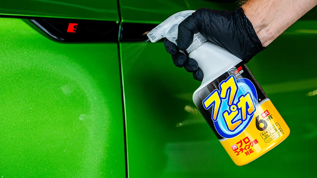 Płynny wosk Soft99 FUKUPIKA quick detailer szybki połysk mikrofibra GRATIS
