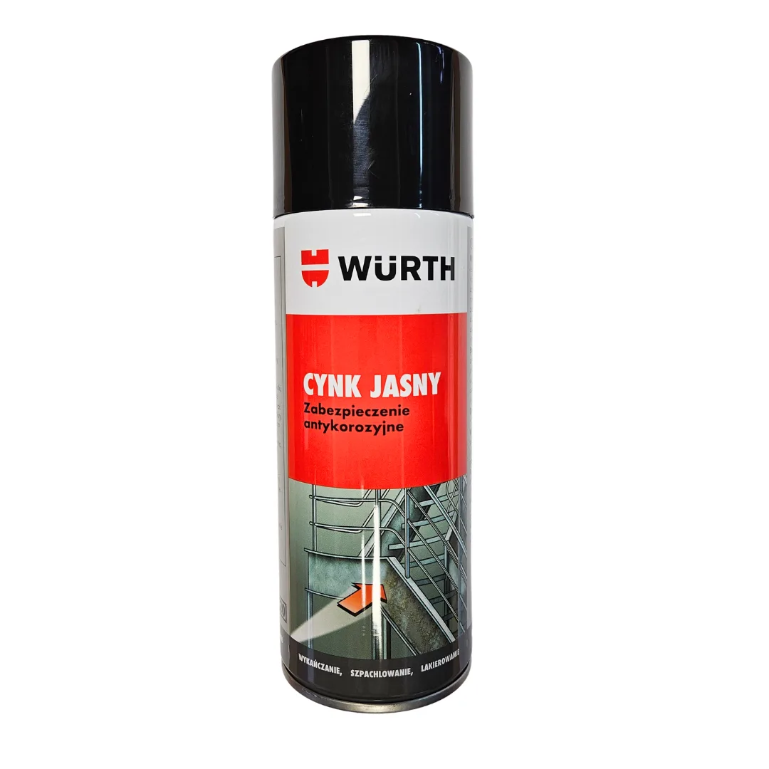 Cynk jasny 400ml WURTH - zestaw 3 szt